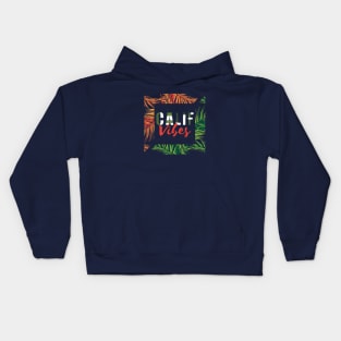 California Vibes Tropical palm leaf Kids Hoodie